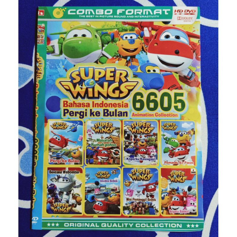 Kaset DVD Film Kartun Anak Pesawat SUPER WINGS Terbaru.
