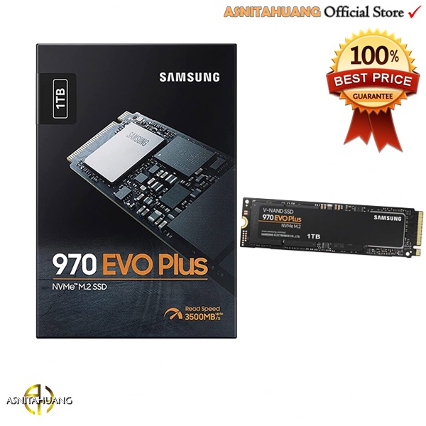 SAMSUNG 970 EVO PLUS 1TB M.2 NVME PCIe 3.0 SSD 1TB M2