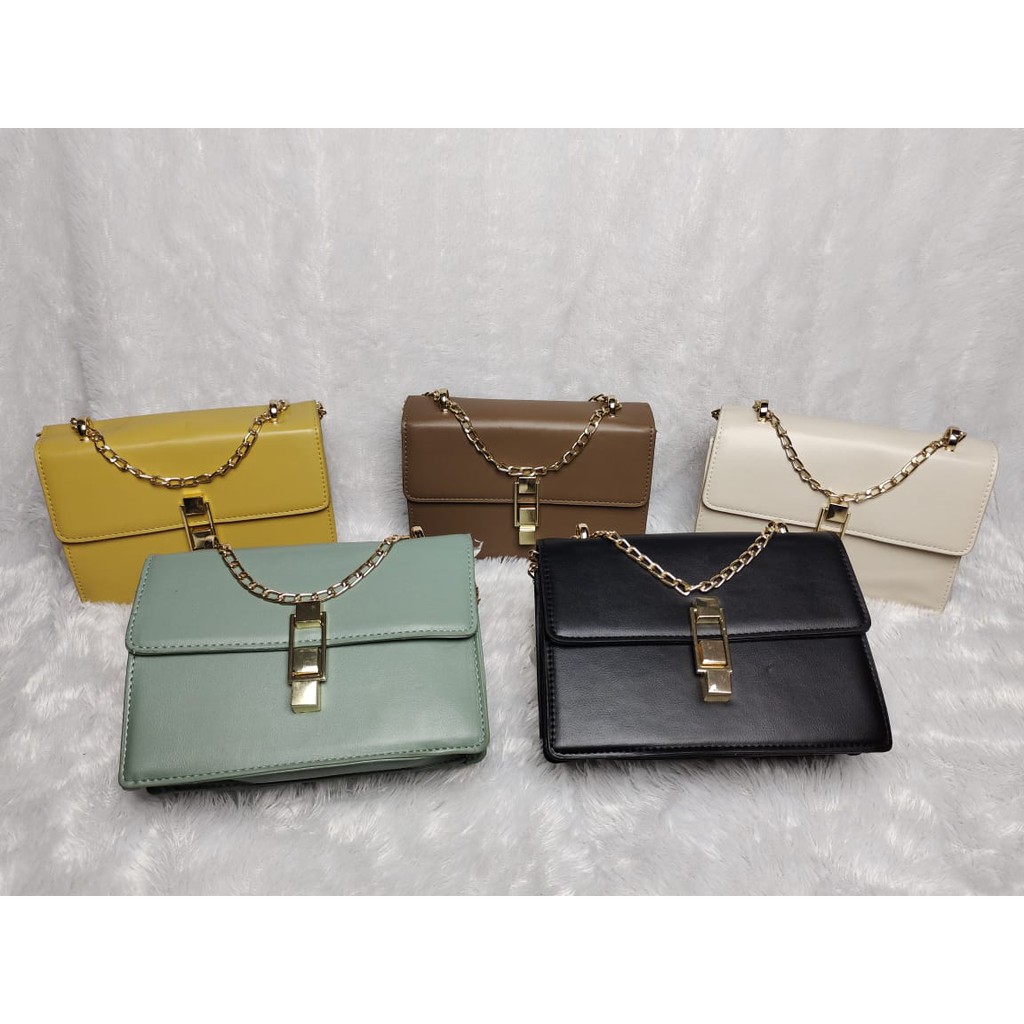 JK 804 1KG MUAT 2PCS TAS SELEMPANG WANITA SLINGBAG IMPORT