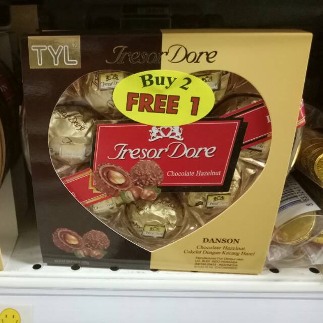 

Beli 2 gratis 1 Tyl tresor dore chocolate hazelnut 100 gram