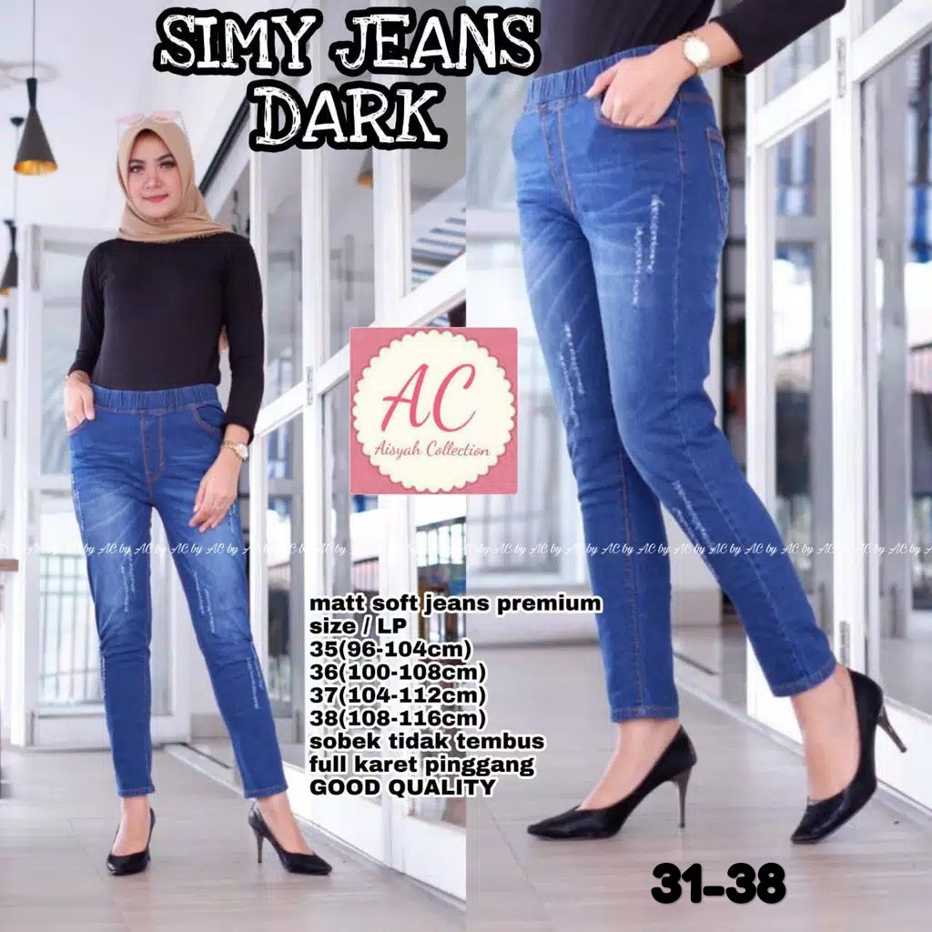 Size 31-38 | Jegging Wisker Ripped Claw Bio Stone  | Jegging Ripped | Legging Jeans Murah