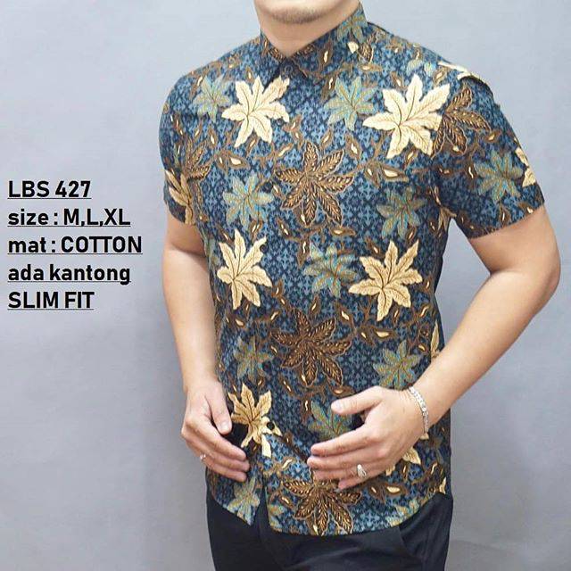 PROMO BATIK PRIA SLIMFIT ORIGINAL MEREK LUIGI BATANI