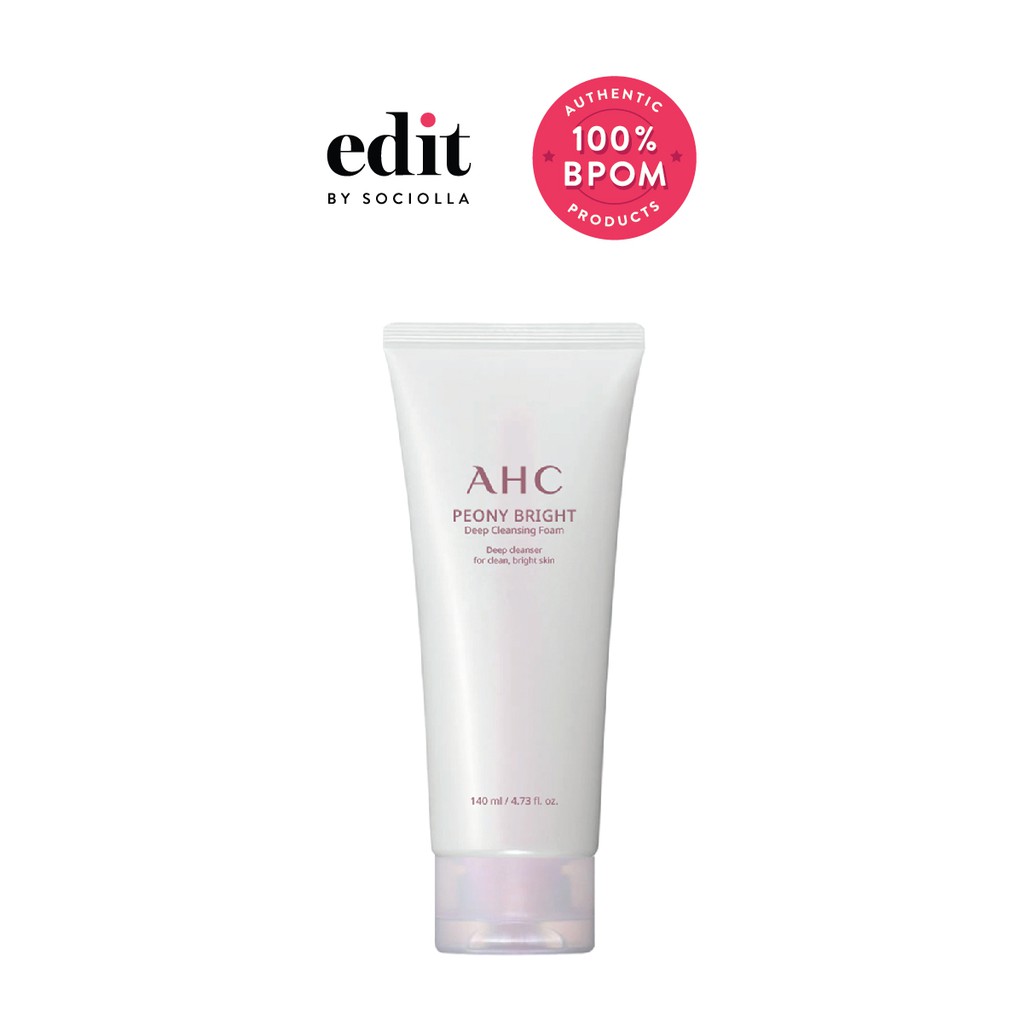 

AHC Peony Bright Deep Cleansing Foam - Size: 140 ml - Edit by Sociolla