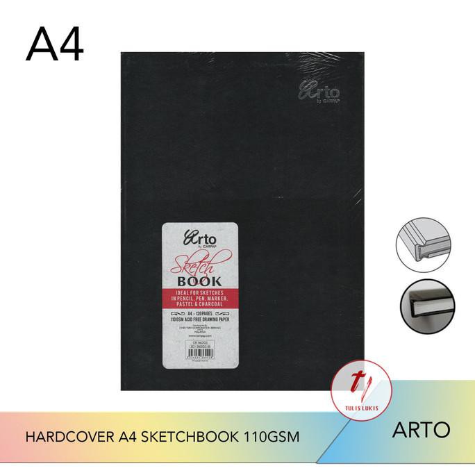 

Sale ARTO A4 HARDCOVER SKETCHBOOK - 110 GSM - 120 pages