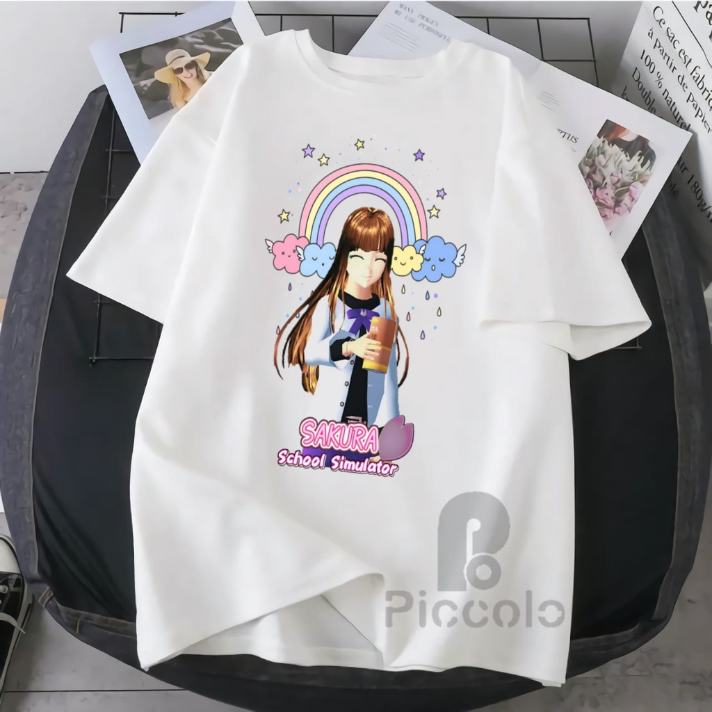 BAJU KAOS ANAK SAKURA SCHOOL SIMULATOR BAHAN PREMIUM