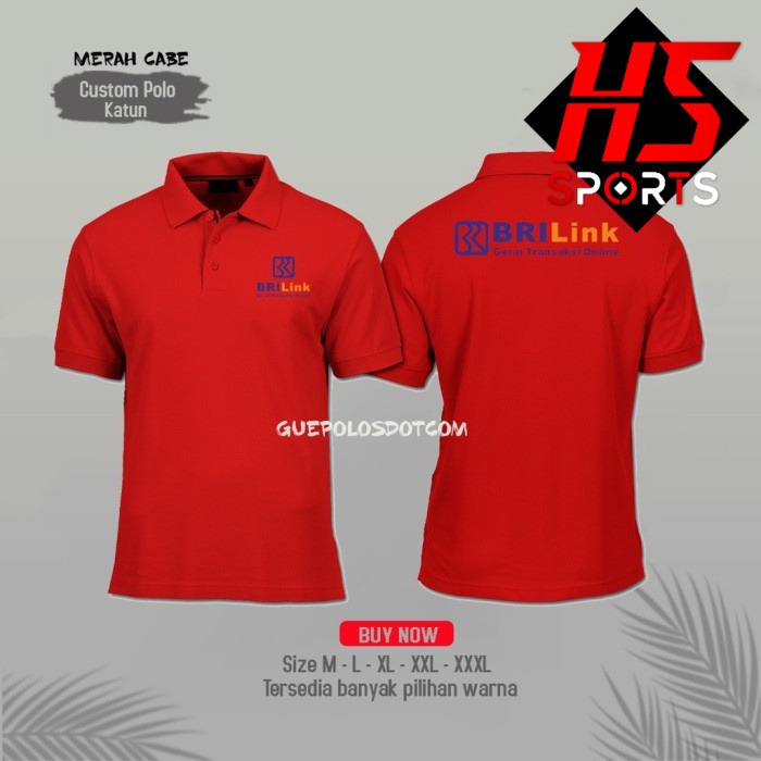 Poloshirt - Kaos Polo Agen BRILink - BAJU KERAH AGEN BRILIINK