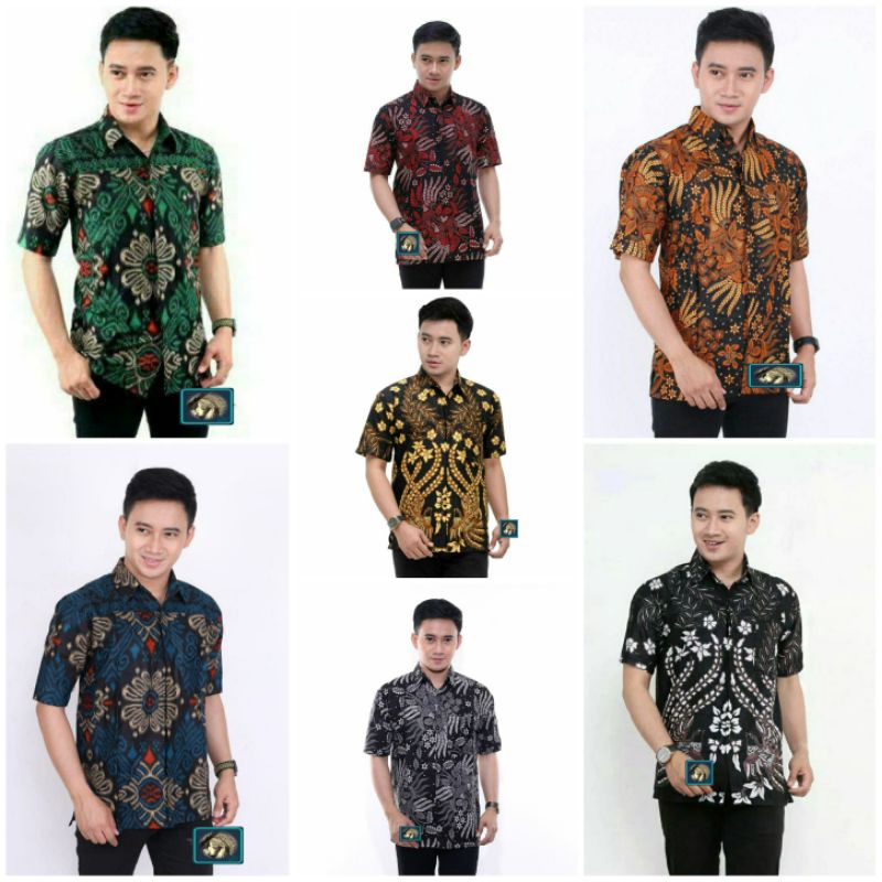 baju batik pria / Baju batik pria lengan pendek / pakaian batik pria lengan pendek / pakaian kerja /