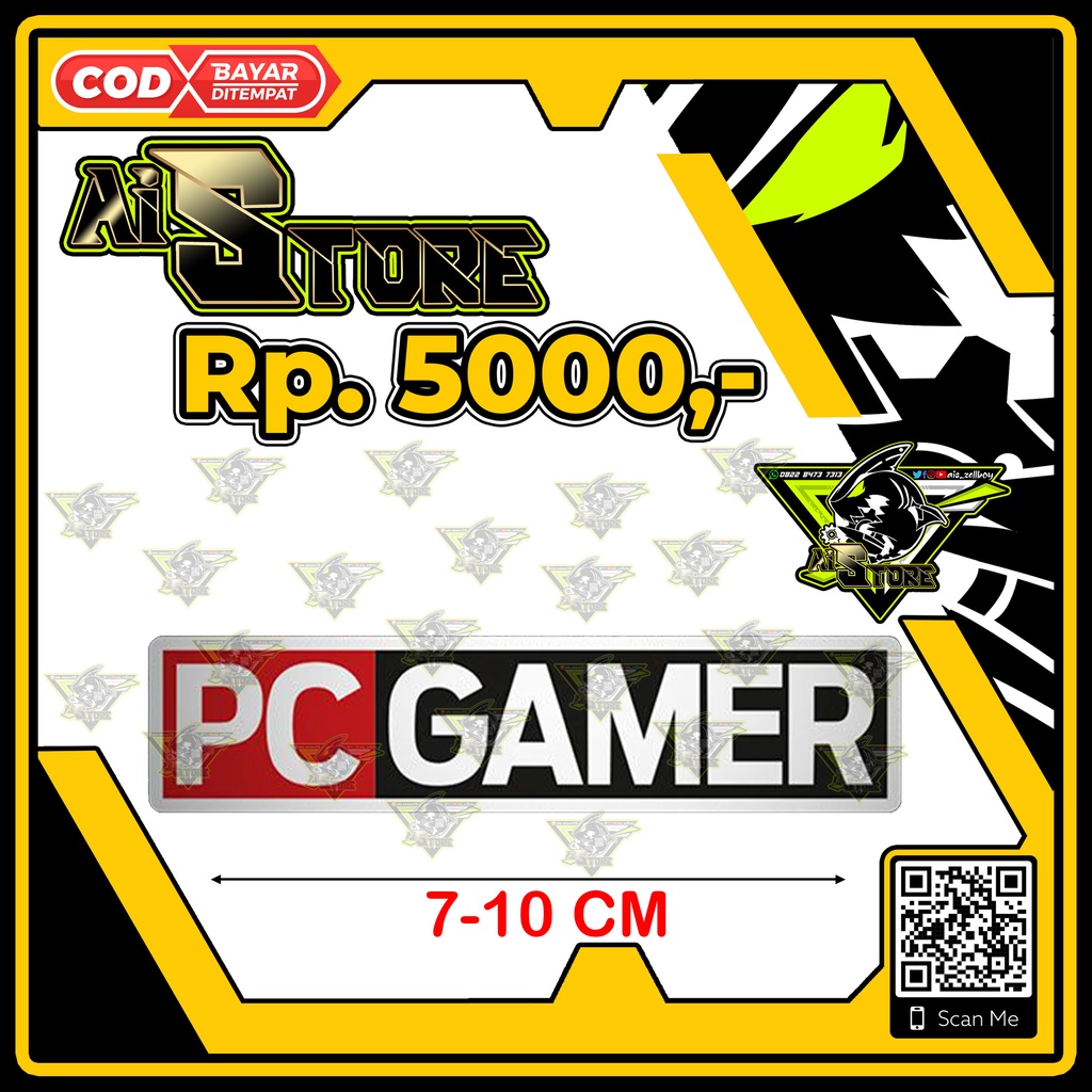 Stiker PC Gamer