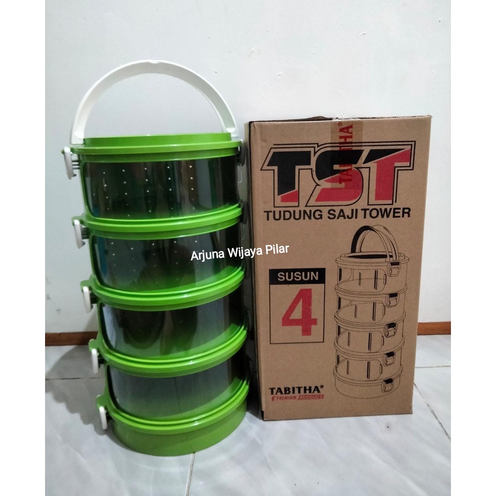 Tudung Saji TOWER TST Tabitha susun 4 +Bubblewrap