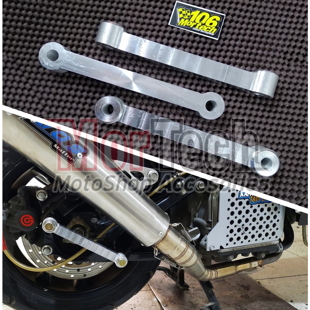 Pemanis Breket Arm Pelindung Jalu Knalpot Nmax155 Old Aerox Lexi All New Nmax2020 PCX Aksesoris Nmax-2