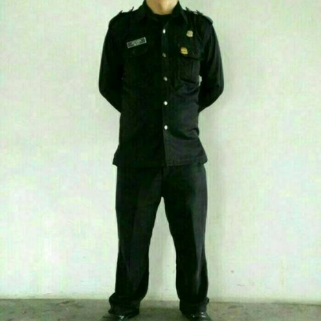 Seragam safari tebel original/setelan safari/seragam bodyguard/seragam supir tebal ori