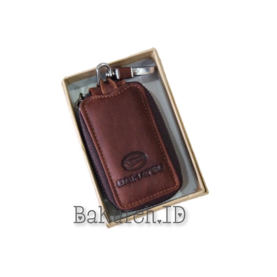 [COD] [GRATIS ONGKIR] - Dompet STNK Kulit Gantungan Kunci Mobil Daihatsu - GOOD SHOPPING