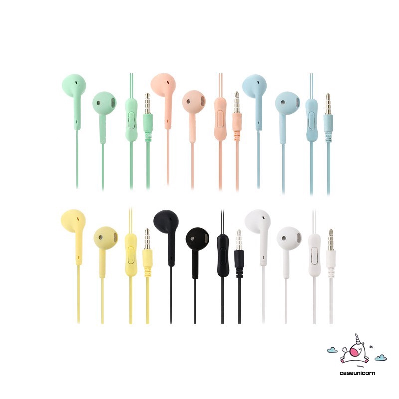 U19 Headset Musik Over Ear Hifi 3.5mm Warna Macaron Dengan Kabel 1.2m