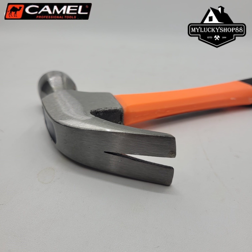 Camel Palu Kambing Gagang Fiber 0.35kg 12oz Claw Hammer 0.35 kg 12 oz