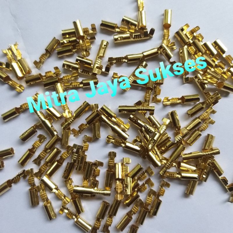 SKUN BULAT CEWEK Female Soket Kabel Motor Isi 100 Pcs