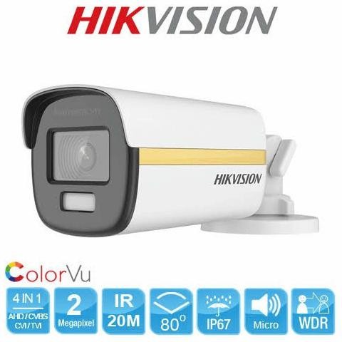 CAMERA  OUTDOR HIKVISION DS-2CE10DF3T-PF 2mp