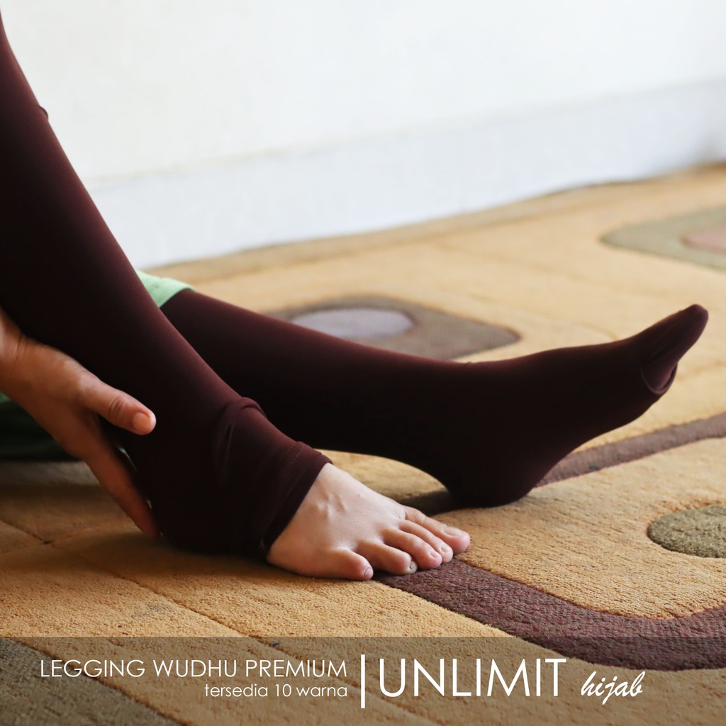 LEGGING WUDHU ORIGINAL by Unlimit Hijab | Leging wudhu Muslimah Bahan Premium [PREMIUM]