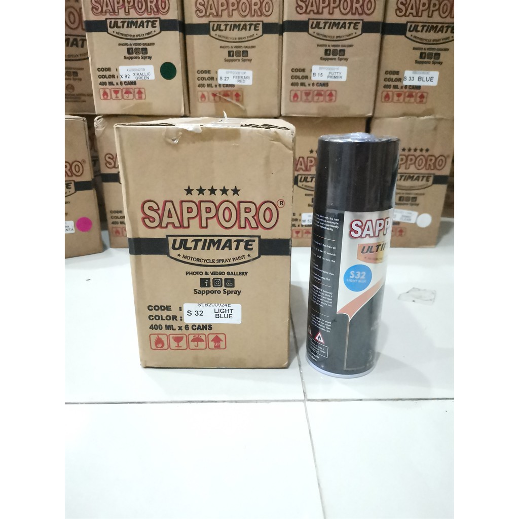 Cat Semprot Sapporo Ultimate S32 Light Blue