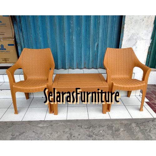 2 Kursi teras anyaman plastik Olymplast 508 1 OST R 2 Kursi teras anyaman plastik Olymplast 508 1 OST R