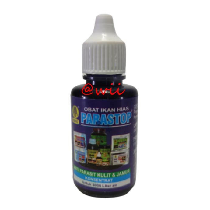 PARASTOP 30ml - Obat Biru Ikan Hias Anti Parasit Jamur PARA STOP 30 ml