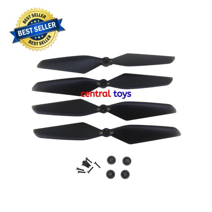 Terbaru Laris original propeller drone MJX B20 EIS 4pcs termasuk mur dan pengunci Murah