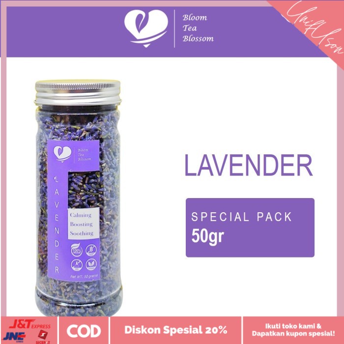 

⭐COD⭐ Bloom Tea Blossom Pure Lavender Flower Tea Special Pack