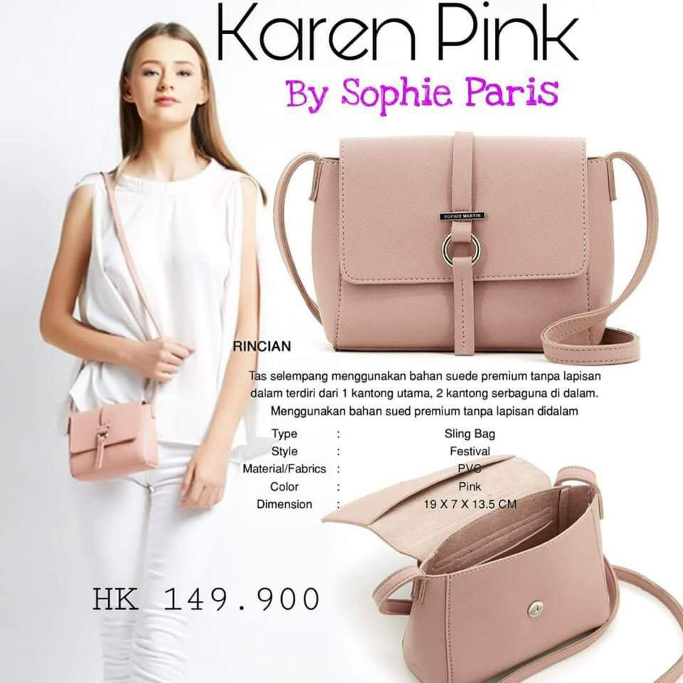 SOPHIE MARTIN DISKON PROMO KAREN PINK