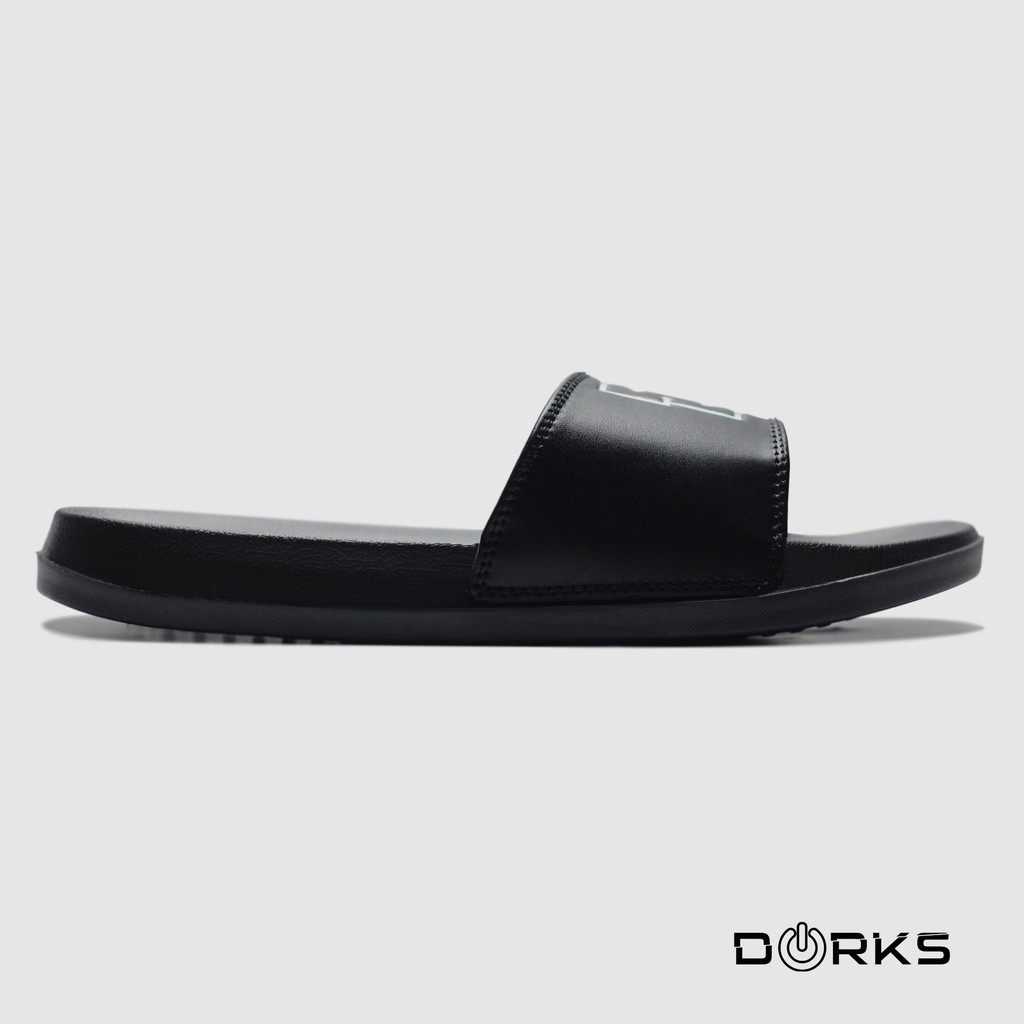 Dorks - Dope Black | Sandal Slop | Sandal Slide | Sandal Slide Pria |  Sandal Murah | Sandal Original-1