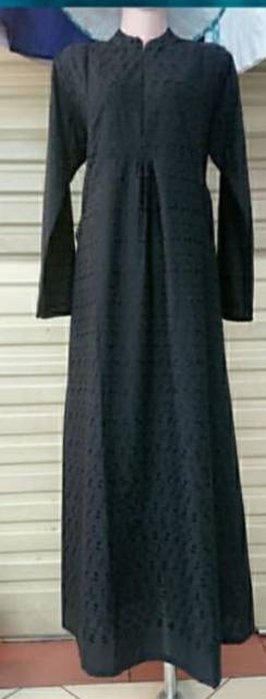 GAMIS HAJI UMROH HITAM KHUSUS JUMBO 2L - 5L