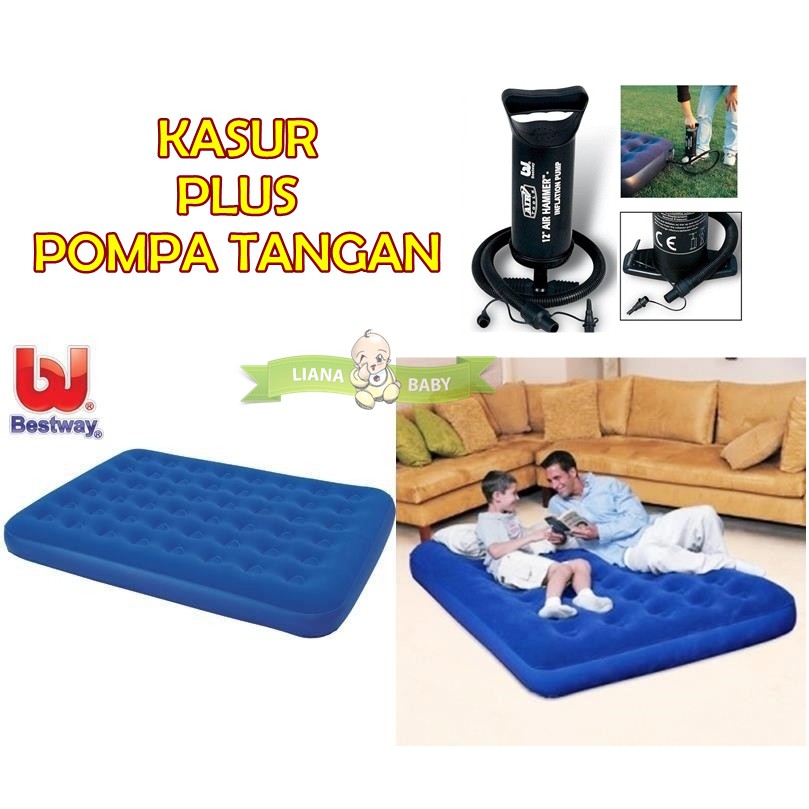 KASUR ANGIN BESTWAY PLUS POMPA TANGAN