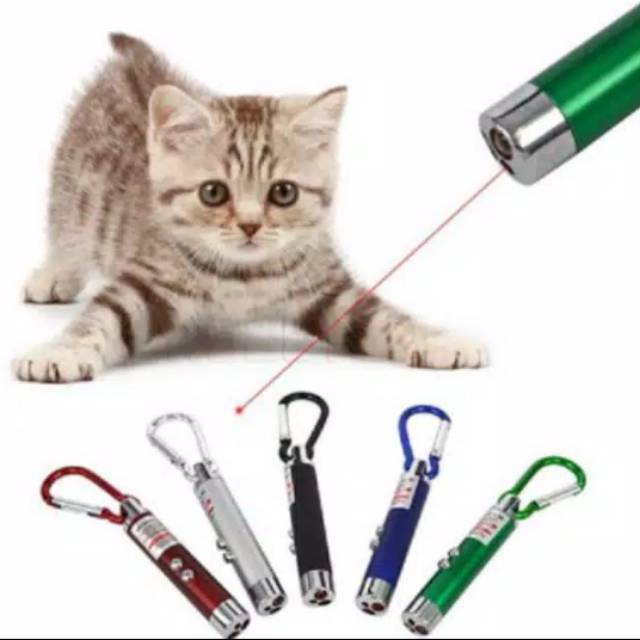 Mainan Kucing Lampu Laser Pointer Interaktif Cat Toy