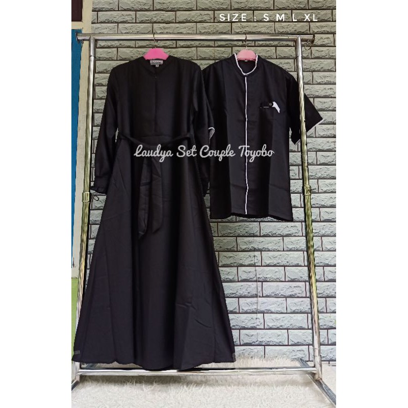 Gamis Toyobo Polos Couple Dewasa