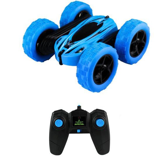 JJRC Remote Control BRC Stunt Buggy Car 360 Degree Flip 2.4G 4CH- HY828 - Blue