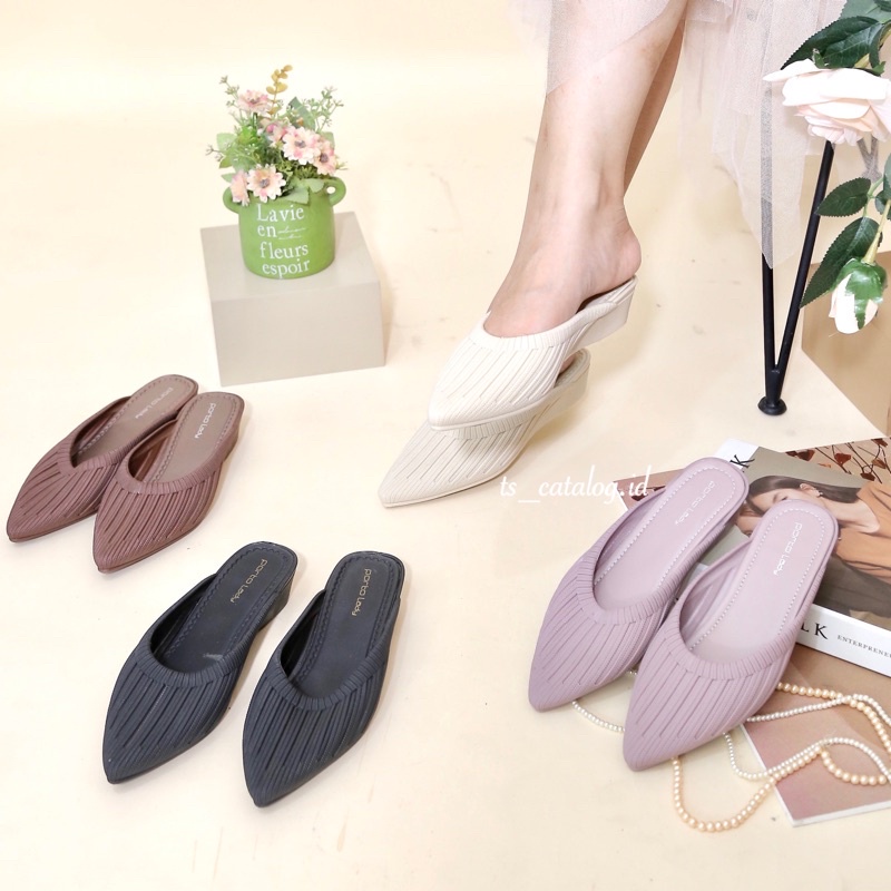 Sandal Fashion Slop Wedges Porto Lady DTA