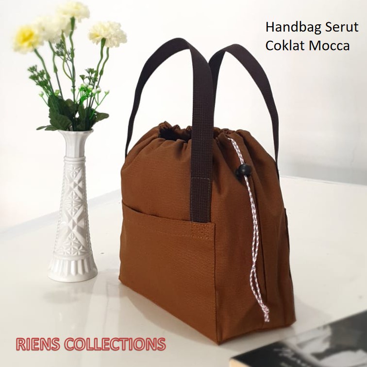 HANDBAG KANVAS SERUT / TAS JINJING KANVAS SERUT / TAS KANVAS SERUT KUALITAS PREMIUM RIENS COLLECTIONS