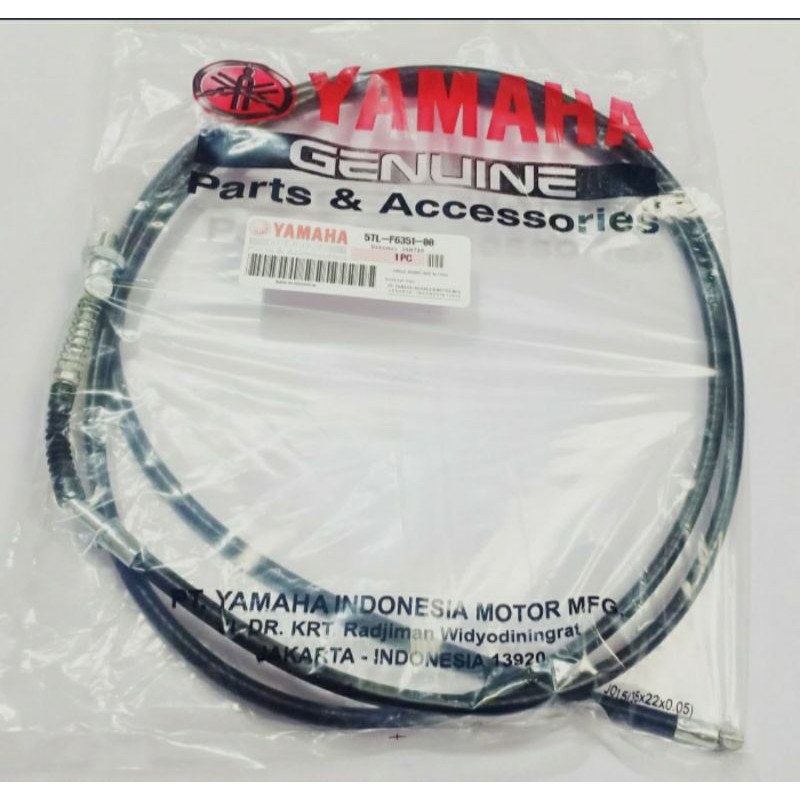 5TL-F6351-00 Kabel Rem Belakang (Cable Comp RR Brake) Yamaha Mio