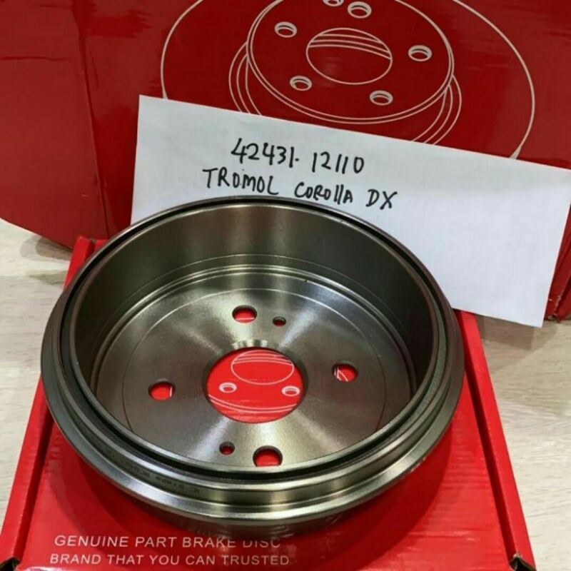 Tromol rem belakang corolla DX 1980-1983