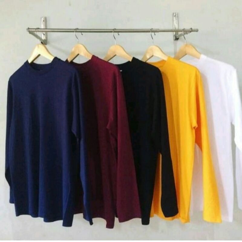Lengan Panjang Cotton Combed 30s