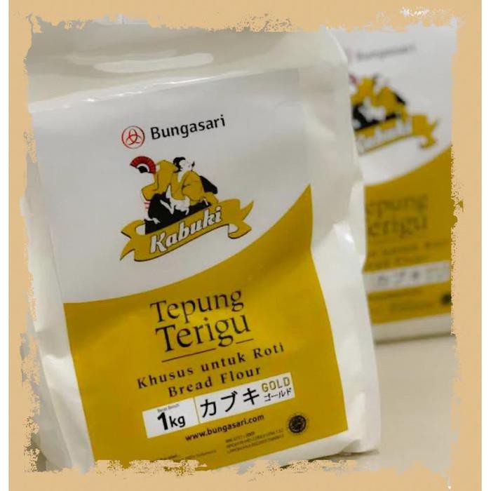 

Kabuki Gold Tepung Terigu Khusus Untuk Roti 1Kg Sweet Bread Pastry