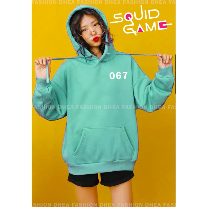 Squid Game Hoodie Pria &amp; Wanita | Hoodie Lagi Viral [ BISA COD ]