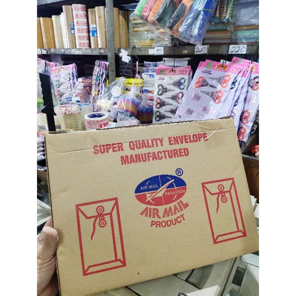

Amplop Coklat Tali 310 AirMail (isi50pcs)