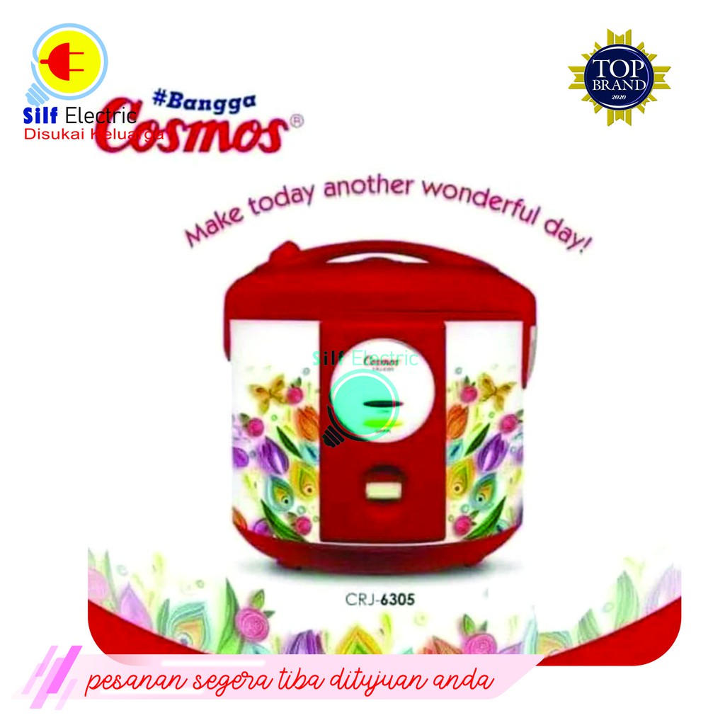 Cosmos Rice Cooker CRJ-6305 Harmond - Penanak Nasi 2L 400W