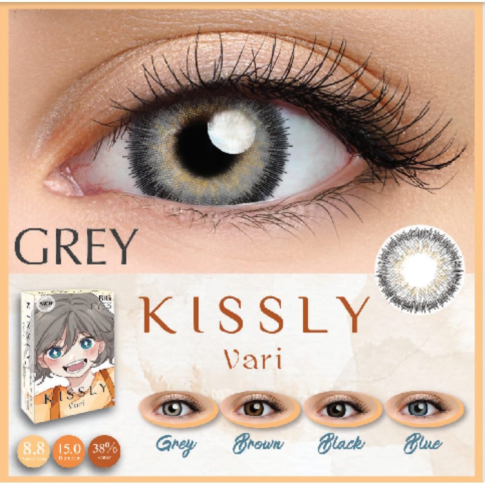 ❤ RATU ❤ Softlens Kissly Color &amp; Vari | Soflens Dia 15 mm Normal