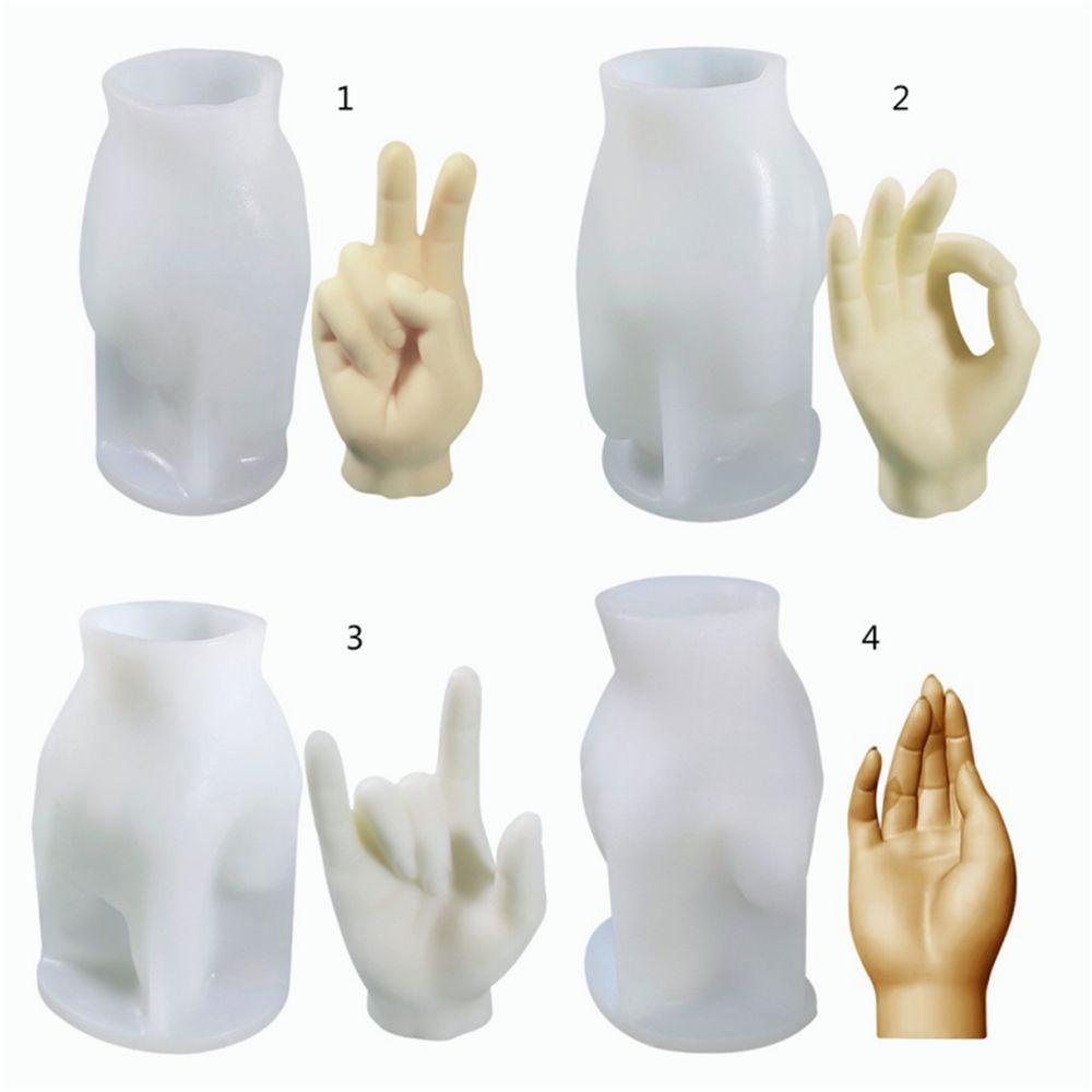 R-flower Resin Mold Kreatif Untuk Plester Sabun Gerakan Aromaterapi Plester Tangan Lilin Mold