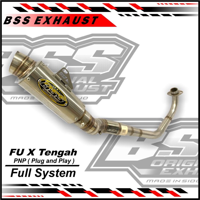 Knalpot BSS FU Ex Tengah Original BSS