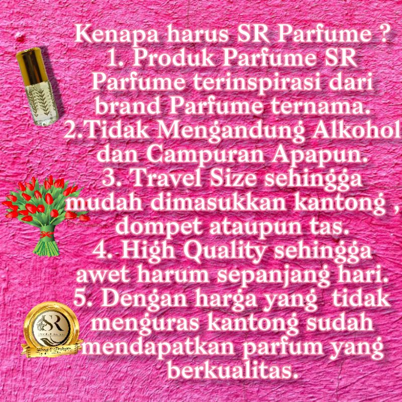 Parfum Searah Bar*bie Girl Pink Kemasan Tola Printing Padi / Batik Ukuran 3 , 6 dan 12 ml Murni Tidak Mengandung Campuran Apapun