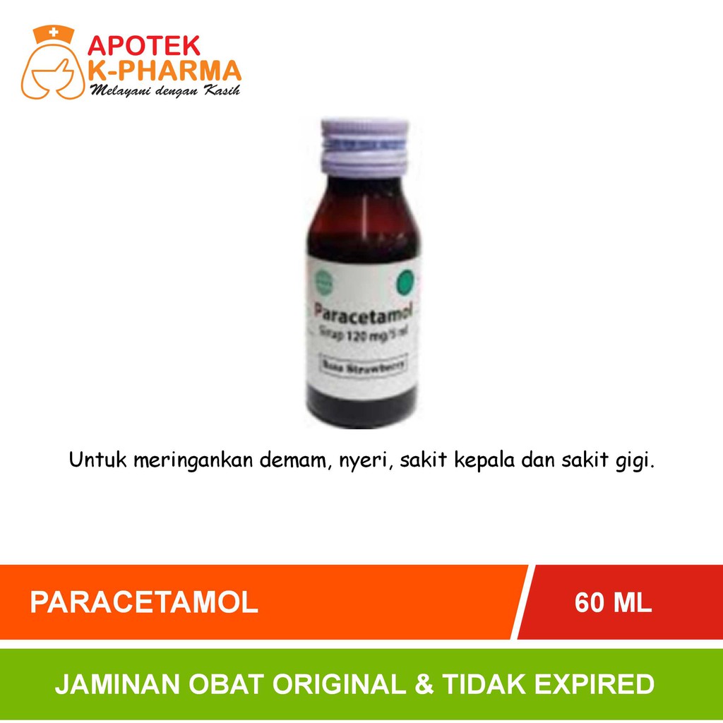 Paracetamol Sirup 120mg/5ml Isi 60ml Obat Original Mersi
