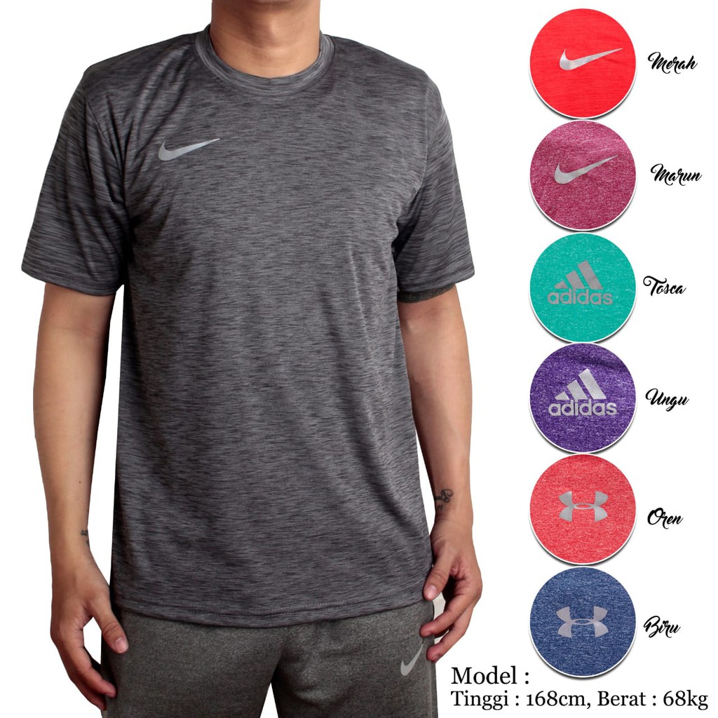  ORIGINAL  MISTY SPANDEX Kaos  Running olahraga baju  gym nike  