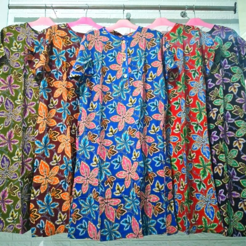 Daster Kencana Ungu Asli Label Merah