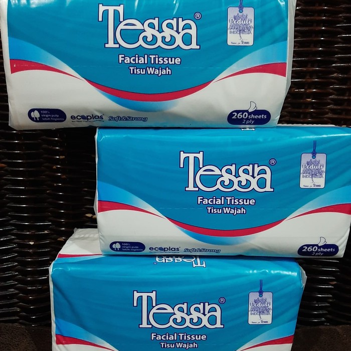 Tessa Facial Tissue 260 sheet 2 ply